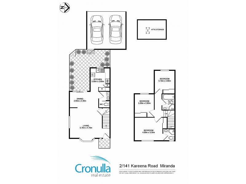 2/141-143 Kareena Road, Miranda NSW 2228 Floorplan
