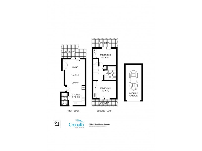 11/17A-19 Searl Road, Cronulla NSW 2230 Floorplan