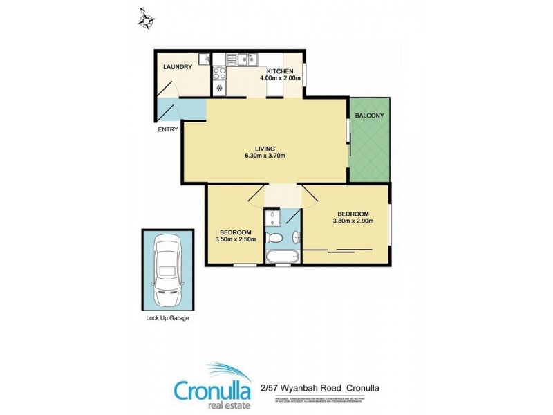 2/57 Wyanbah road, Cronulla NSW 2230 Floorplan