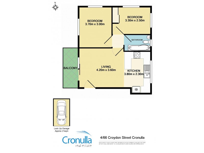 4/66 Croydon St, Cronulla NSW 2230 Floorplan