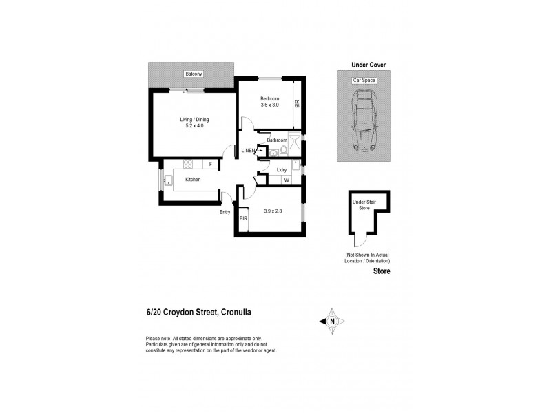 6/20 Croydon Street, Cronulla NSW 2230 Floorplan