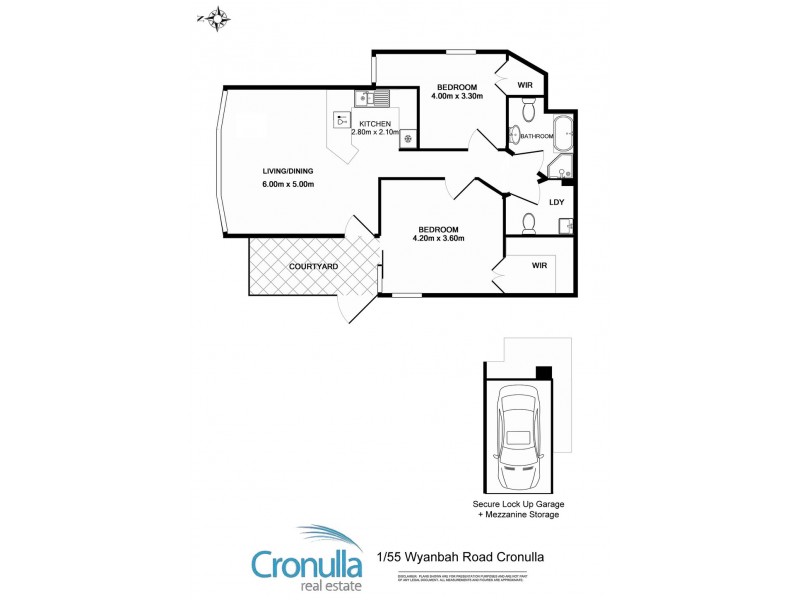 1/55 Wyanbah Road, Cronulla NSW 2230 Floorplan