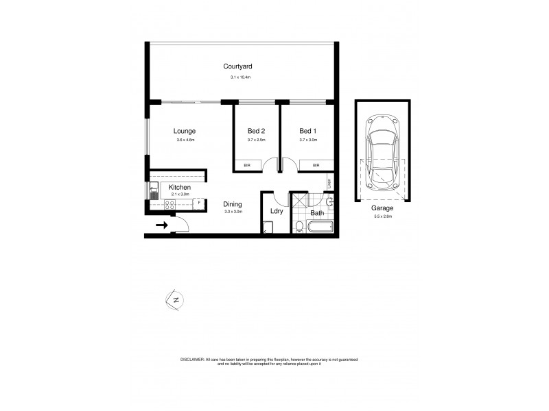 8/2 Railway Crescent, Jannali NSW 2226 Floorplan