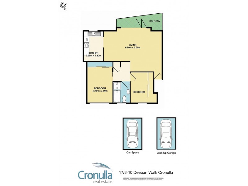 17/8-10 Deeban Walk, Cronulla NSW 2230 Floorplan