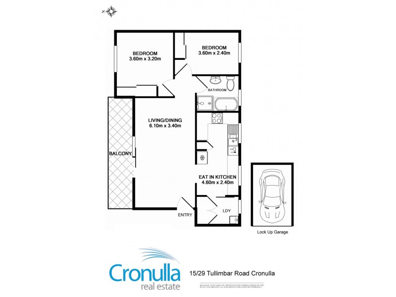 15/29 Tullimbar Road, Cronulla NSW 2230 Floorplan