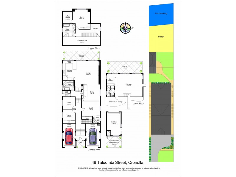49 Taloombi St, Cronulla NSW 2230 Floorplan