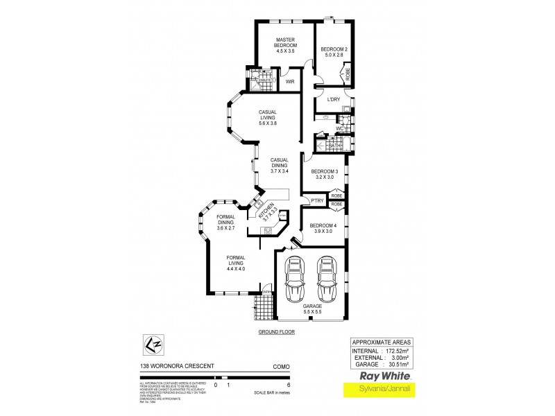 138 Woronora Crescent, Como NSW 2226 Floorplan