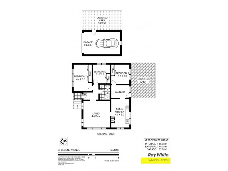 34 Second Avenue, Jannali NSW 2226 Floorplan