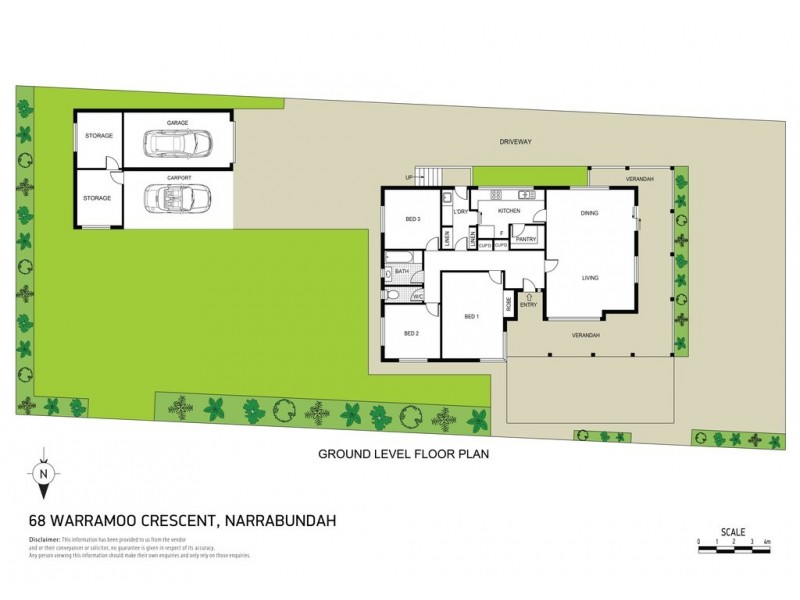 68 Warramoo Crescent, Narrabundah ACT 2604 Floorplan