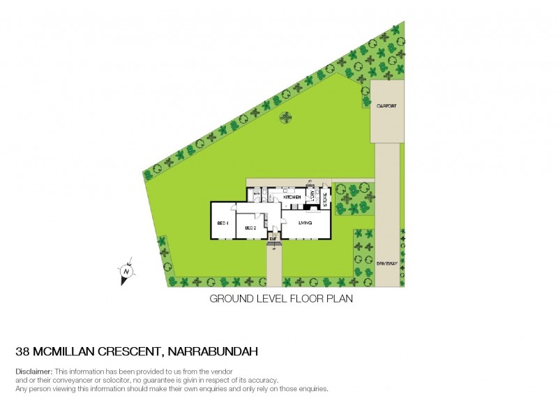 38 McMillan Crescent, Narrabundah ACT 2604 Floorplan