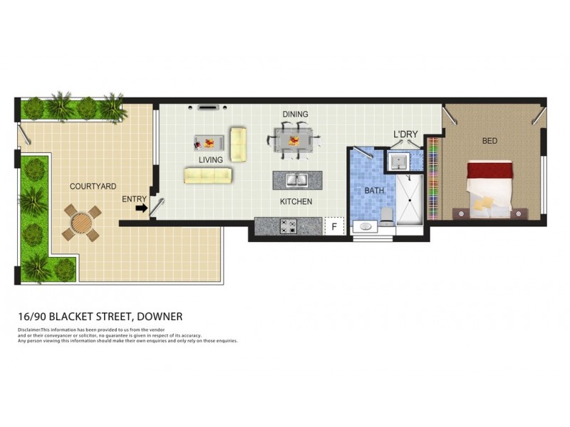 16/90 Blacket Street, Downer ACT 2602 Floorplan
