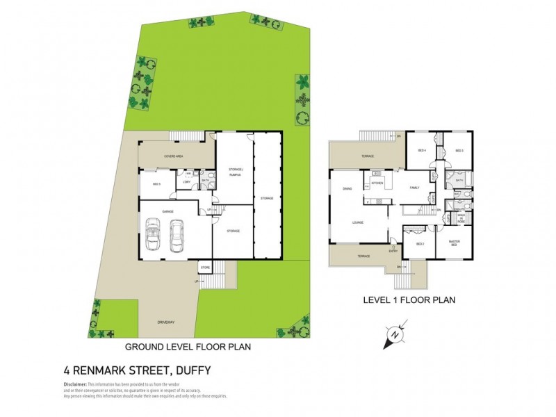 4 Renmark Street, Duffy ACT 2611 Floorplan
