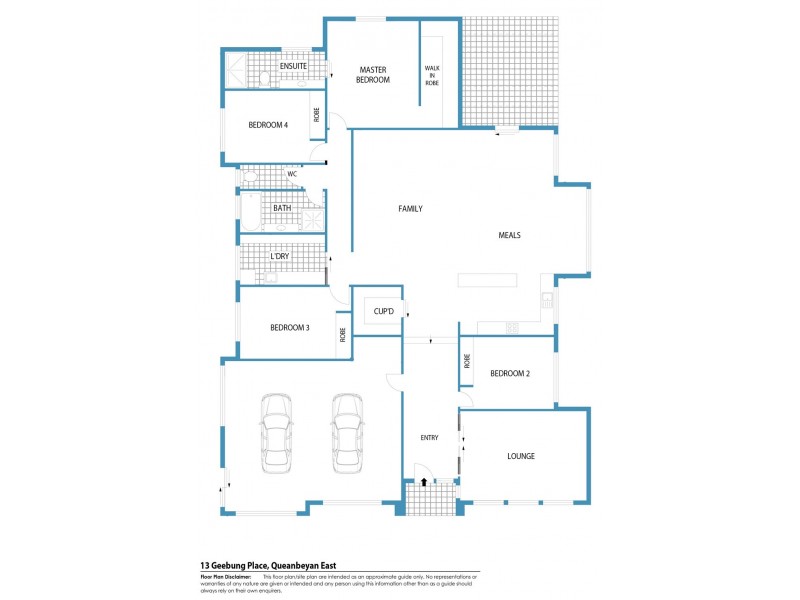 13 Geebung Place, Queanbeyan East NSW 2620 Floorplan