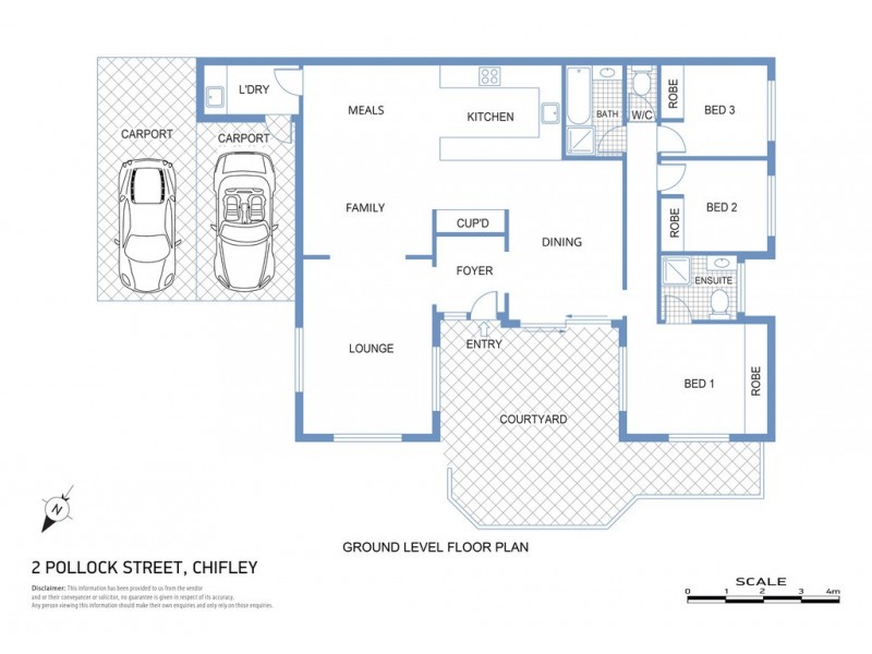 2 Pollock Street, Chifley ACT 2606 Floorplan