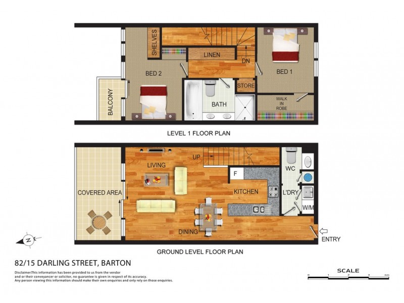 82/15 Darling Street, Barton ACT 2600 Floorplan