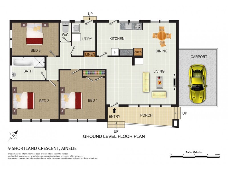 9 Shortland Crescent, Ainslie ACT 2602 Floorplan