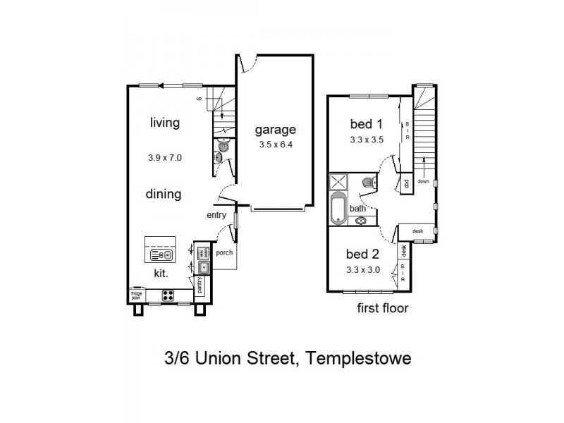 3/6 Union Street, Templestowe Lower VIC 3107 Floorplan