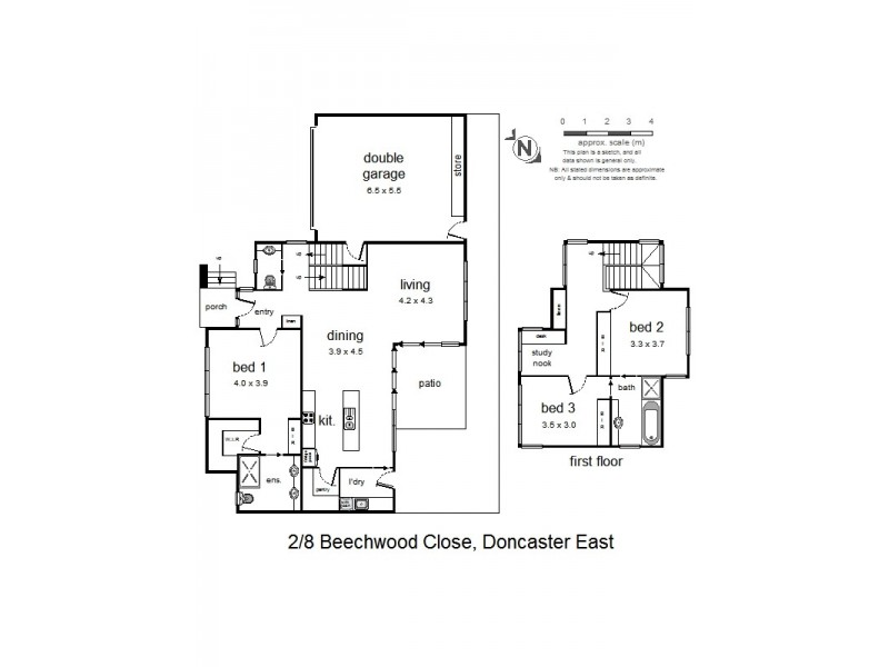 2/8 Beechwood Close, Doncaster East VIC 3109 Floorplan