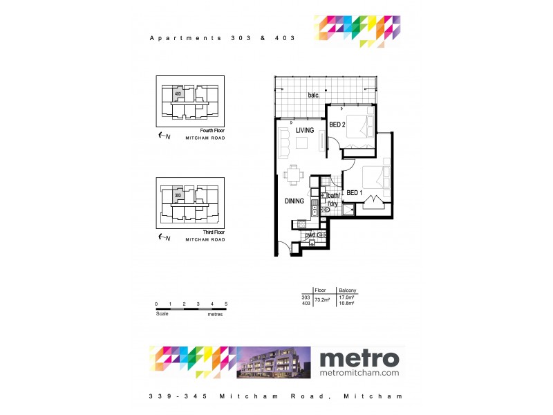 403/339 Mitcham Road, Mitcham VIC 3132 Floorplan