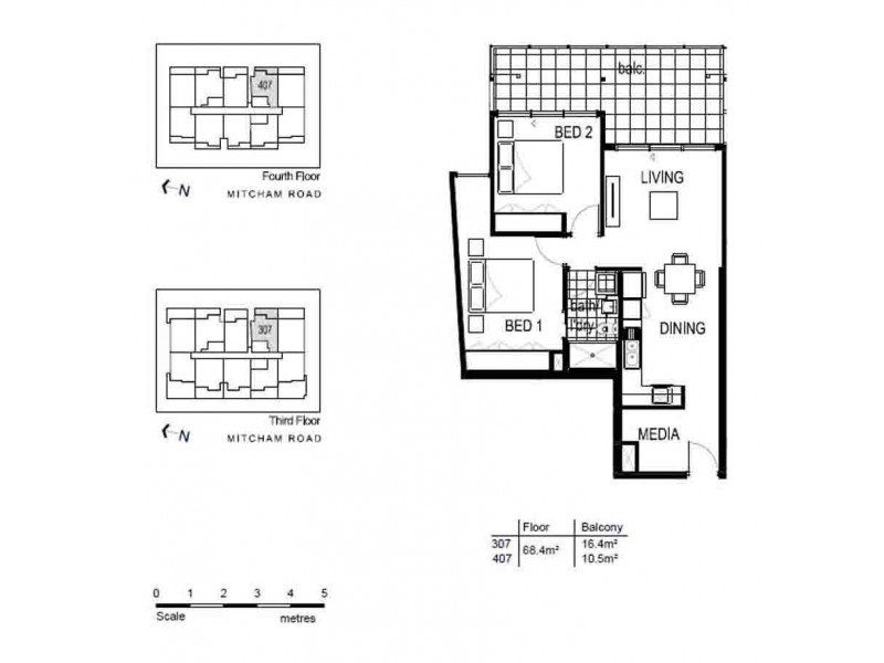 307/339 Mitcham Road, Mitcham VIC 3132 Floorplan