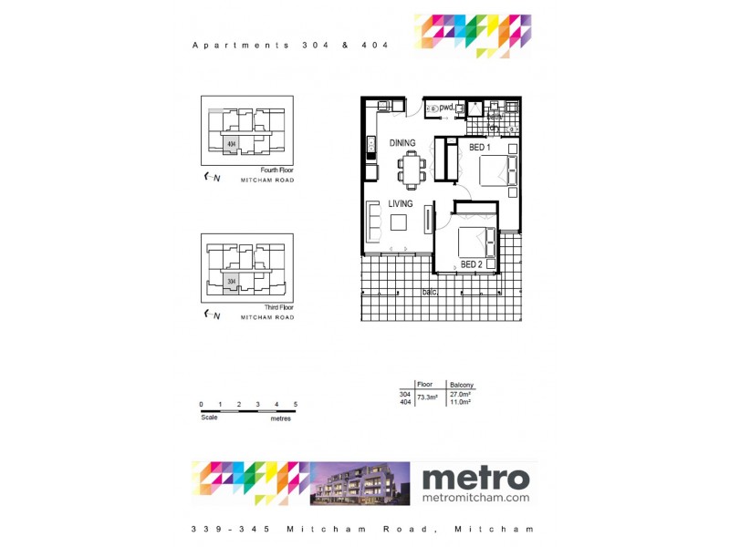 404/339 Mitcham Road, Mitcham VIC 3132 Floorplan