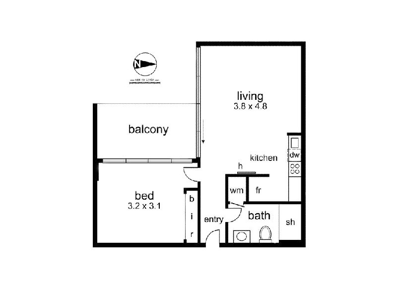 614/377 Burwood Road, Hawthorn VIC 3122 Floorplan
