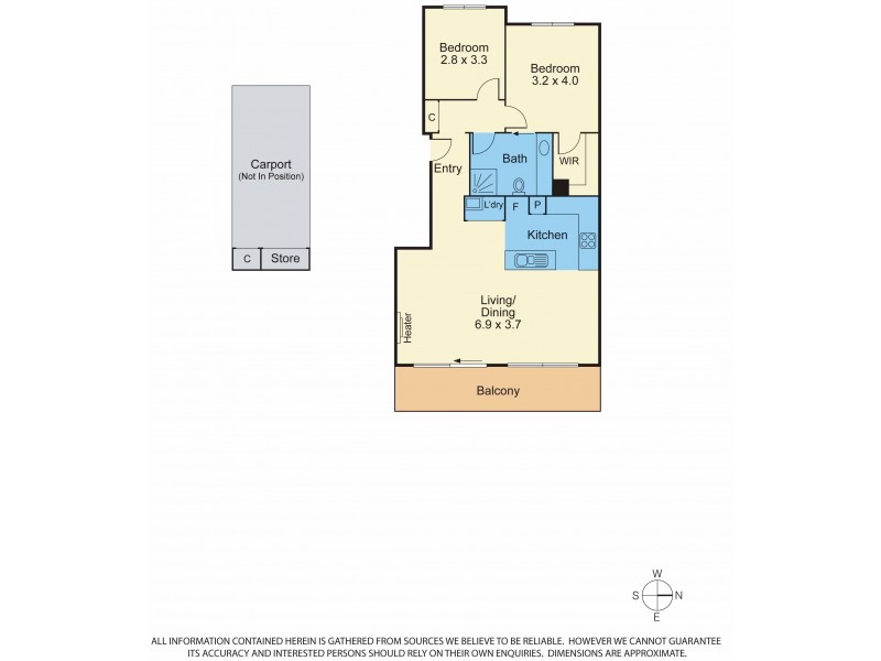27/1-25 Bellevue Avenue, Doncaster East VIC 3109 Floorplan