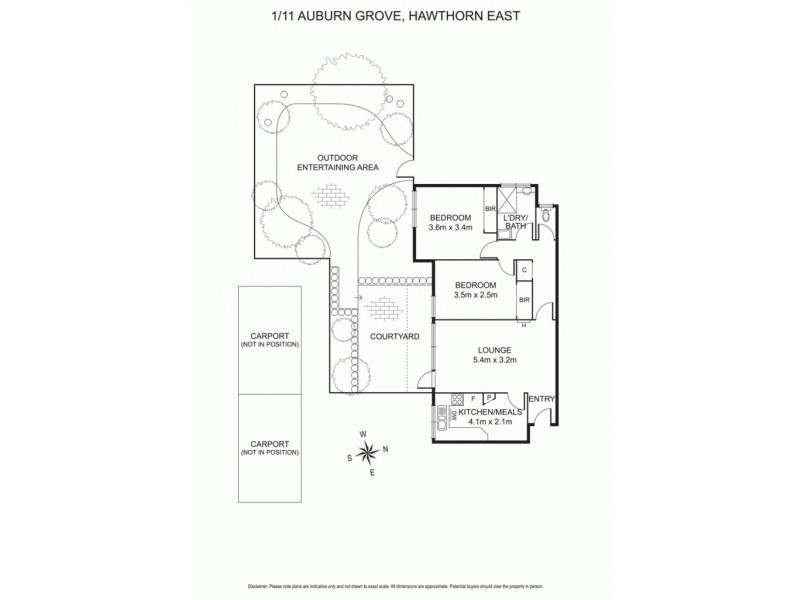 1/11 Auburn Grove, Hawthorn East VIC 3123 Floorplan