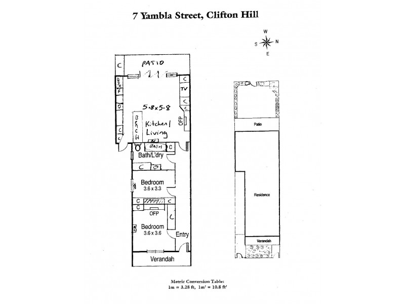 7 Yambla Street, Clifton Hill VIC 3068 Floorplan
