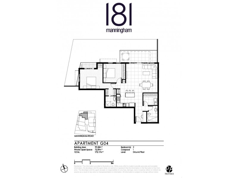 G01/181 Manningham Road, Templestowe Lower VIC 3107 Floorplan