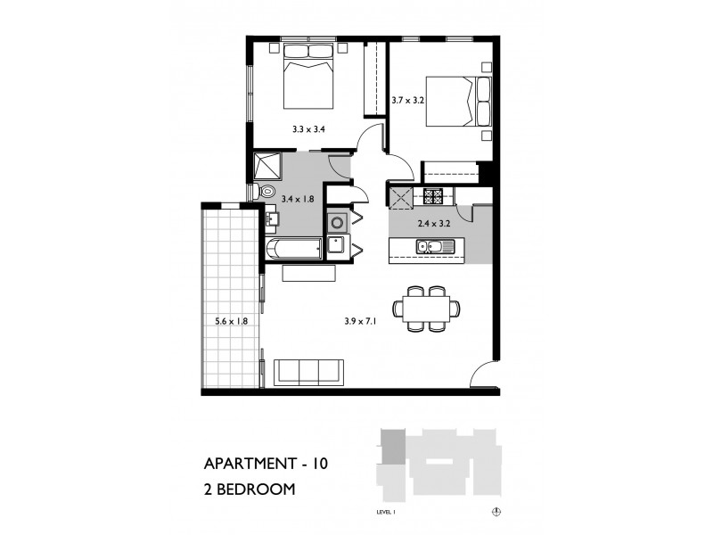 10/26-28 Bourke Street, Ringwood VIC 3134 Floorplan