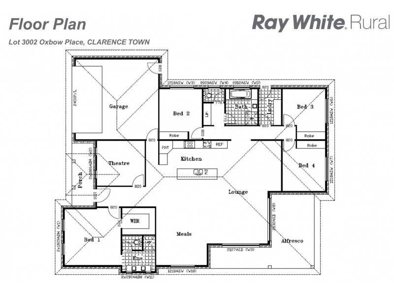 Lot 3002 Oxbow Place ‘Riverdowns Estate’, Clarence Town NSW 2321 Floorplan