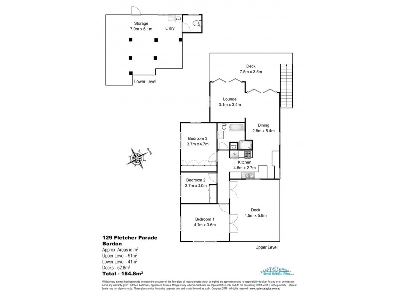 129 Fletcher Parade, Bardon QLD 4065 Floorplan