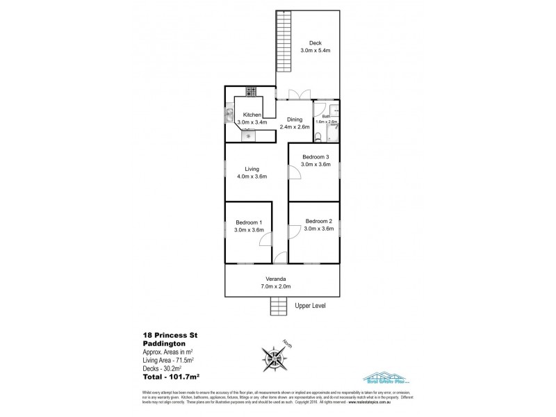 18 Princess Street, Paddington QLD 4064 Floorplan