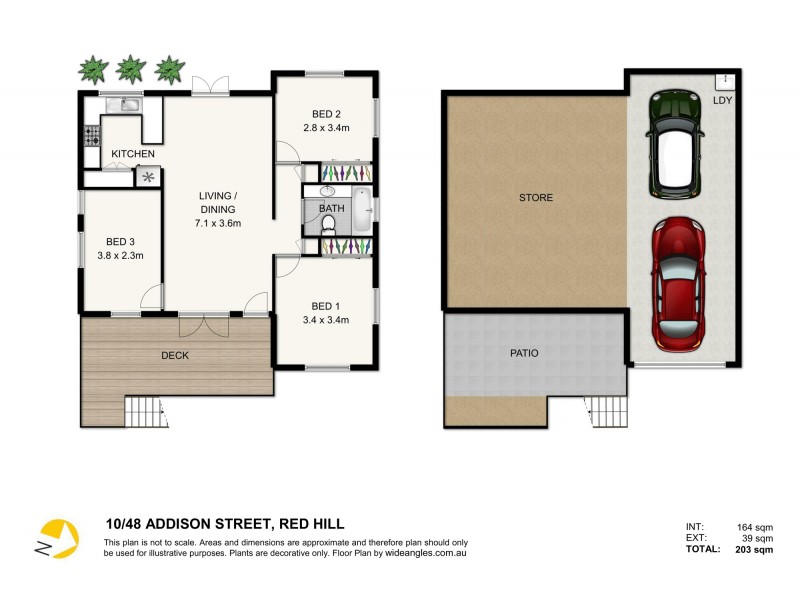 10/48 Addison Street, Red Hill QLD 4059 Floorplan