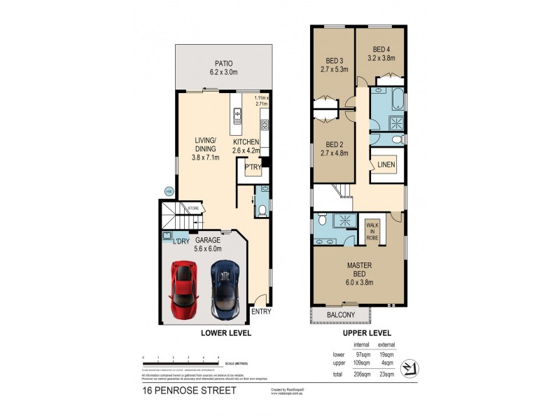 16 Penrose Street, Auchenflower QLD 4066 Floorplan