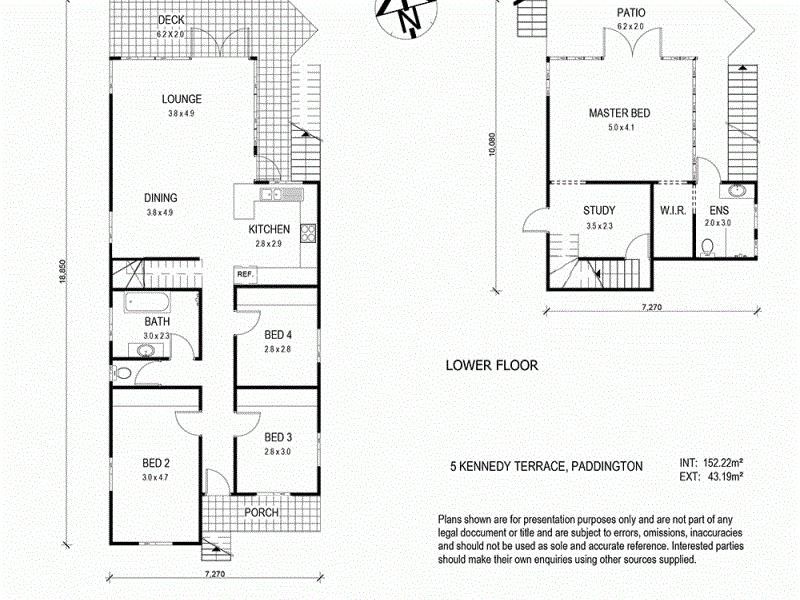 5 Kennedy Terrace, Paddington QLD 4064 Floorplan