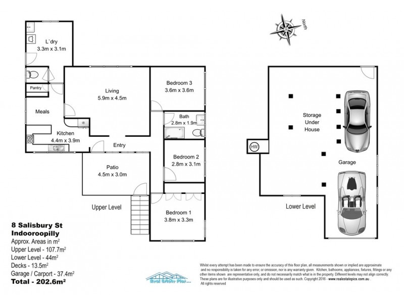 8 Salisbury Street, Indooroopilly QLD 4068 Floorplan
