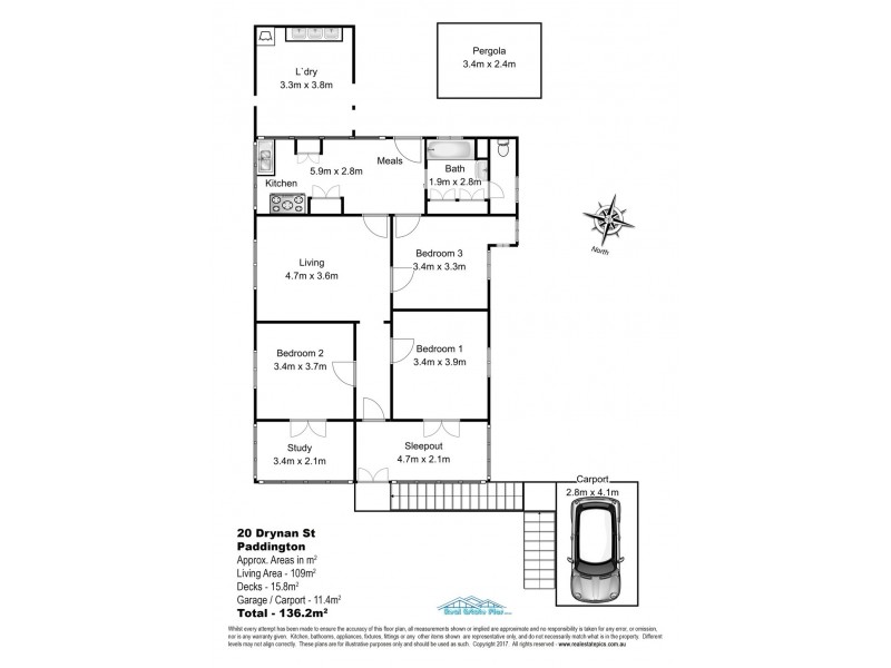 20 Drynan Street, Paddington QLD 4064 Floorplan