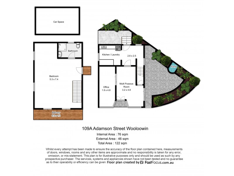 109A Adamson Street, Wooloowin QLD 4030 Floorplan