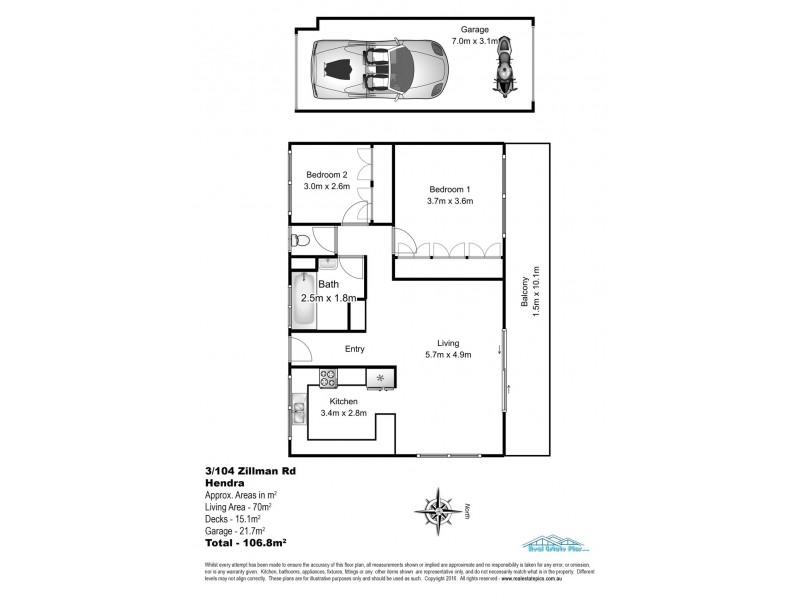 3/104 Zillman Road, Hendra QLD 4011 Floorplan
