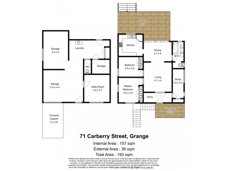 71 Carberry Street, Grange QLD 4051 Floorplan