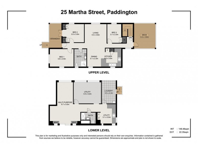 25 Martha Street, Paddington QLD 4064 Floorplan