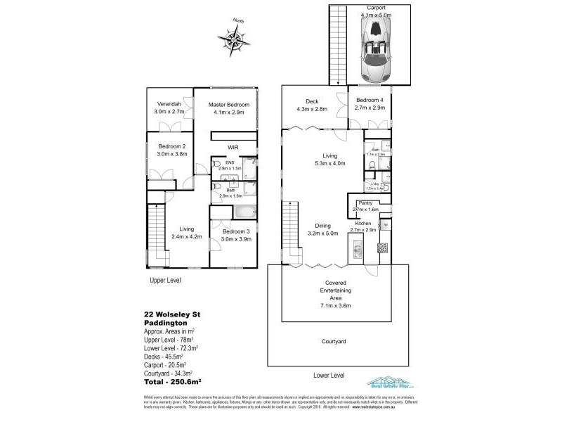 22 Wolseley Street, Paddington QLD 4064 Floorplan