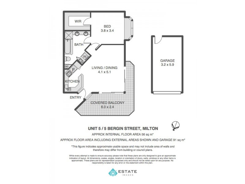 5/5 Bergin Street, Milton QLD 4064 Floorplan