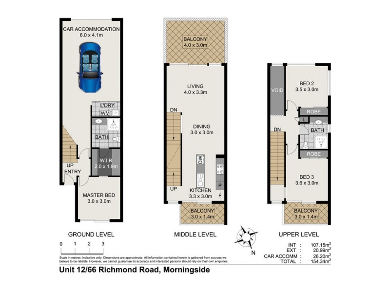 12/66 Richmond Road, Morningside QLD 4170 Floorplan