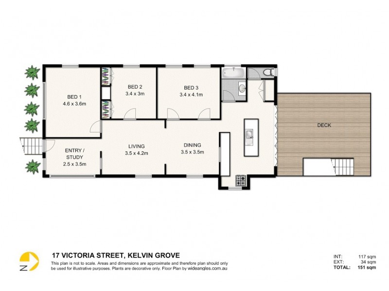 17 Victoria Street, Kelvin Grove QLD 4059 Floorplan