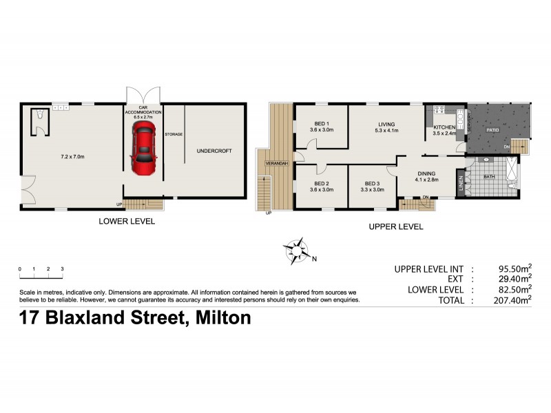 17 Blaxland Street, Milton QLD 4064 Floorplan