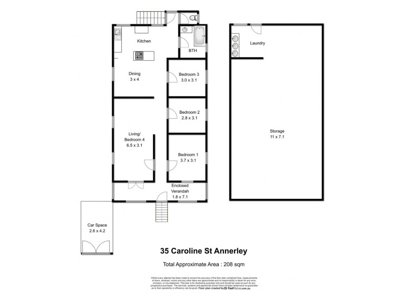 35 Caroline Street, Annerley QLD 4103 Floorplan
