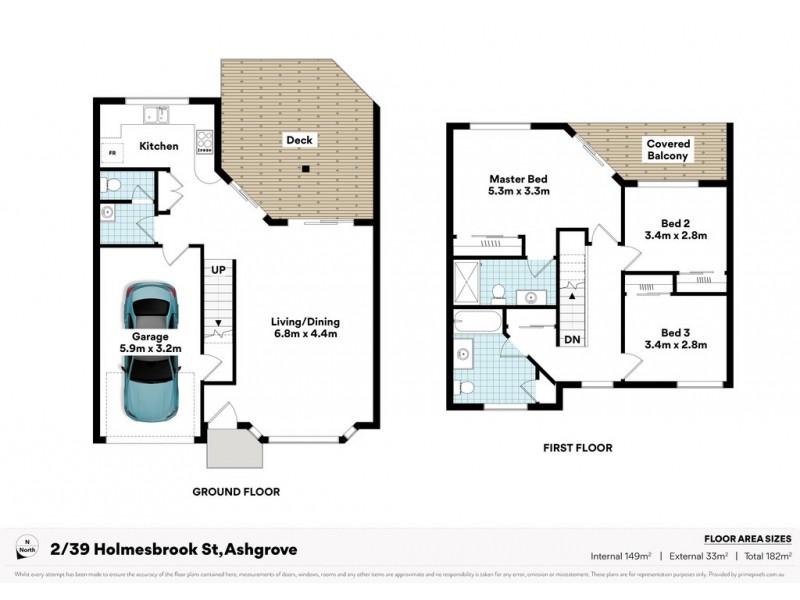2/39 Holmesbrook Street, Ashgrove QLD 4060 Floorplan